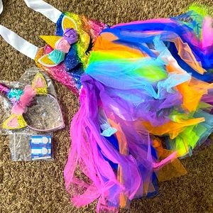 Girl Unicorn Tutu Dress Size 6T